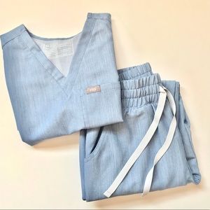 Figs “Heather Indigo” Scrub Set - XXS/XXSP